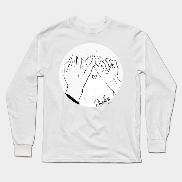 Pinky Promise Long Sleeve T-Shirt by badCasperTess